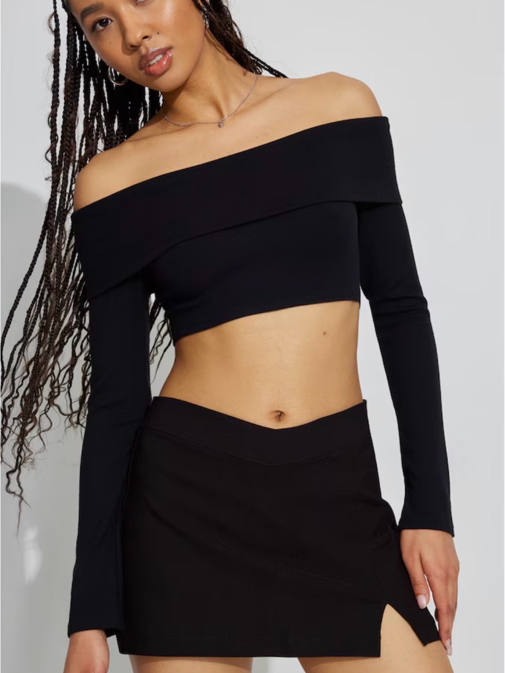 Garage Black Mini Skirt